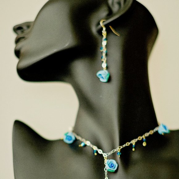 Blue But Ecstatic!!!! - Earrings Only - Picture 1 of 2